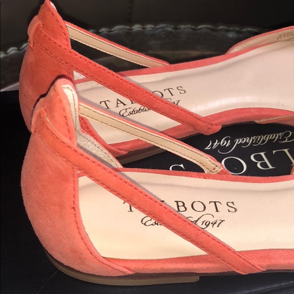 NWT Talbots Leonora “Carrot” Suede Flats, Size 7.5 - Picture 4 of 6